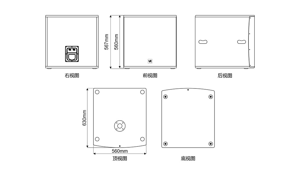 TF  单18寸超低音箱