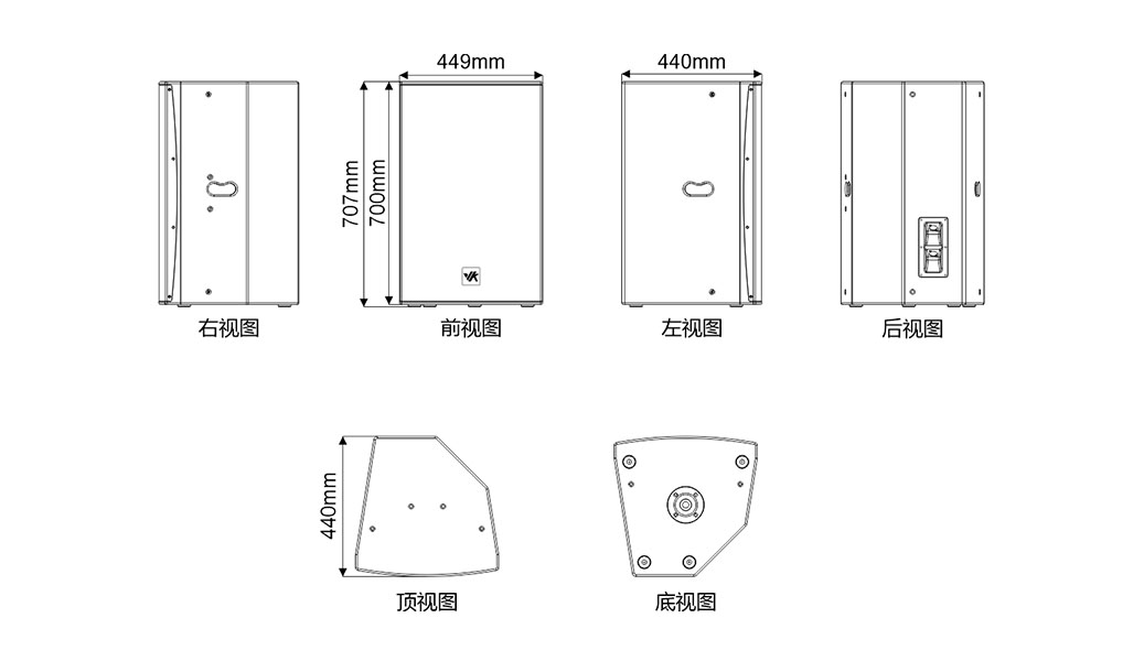 TF单15寸全频音箱